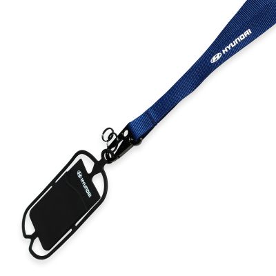 Side view of Hyundai Lanyard mit Handyhalterung