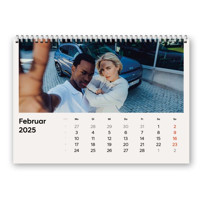 Hyundai Monatswandkalender 2025